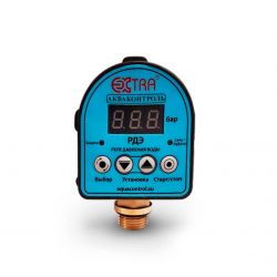 Реле давления электронное РДЭ 10-1,5 Extra Акваконтроль (1,5 кВт; G 1/2″; 5%)