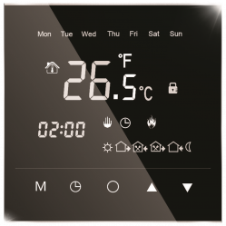 Терморегулятор программируемый IQ THERMOSTAT BLACK DIAMOND (сенсорный дисплей)