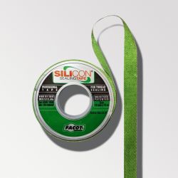 Лента уплотнительная двухсторонняя Silicon tape 14мм*15м Facot