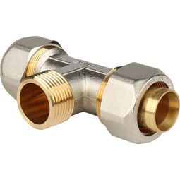 Тройник-переходник 32хВр 1″х32 STOUT для металлопластиковых труб пресс - основной вид