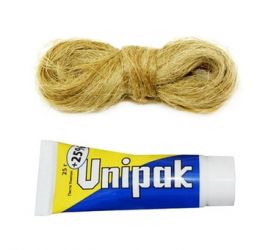 Комплект №1 UNIPAK (паста тюбик 25 г. + лён 13 г.) /упак. 10шт/