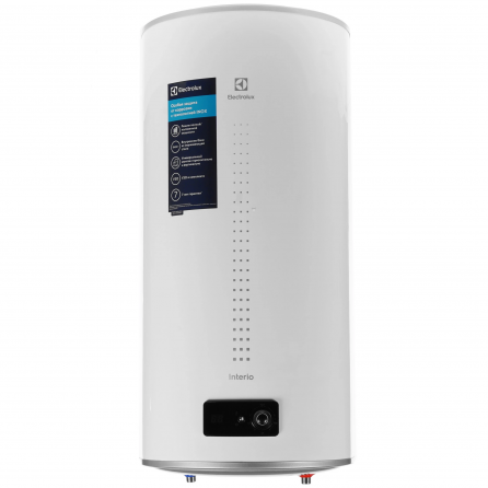 Водонагреватель ELECTROLUX EWH INTERIO 3 100л (2 кВт нерж. бак круглый, универ. монтаж LED-дисплей) - основной вид