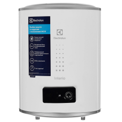 Водонагреватель ELECTROLUX EWH INTERIO 3 30л (2 кВт нерж. бак круглый, универ. монтаж LED-дисплей)