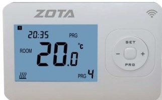 Термостат комнатный беспроводной ZOTA ZT-02W Wi-Fi /42436/