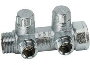 Зап.коллектор с 2 отводами 1″*1/2″ (FK3860112)