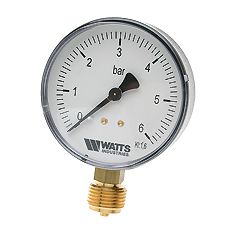 Манометр MDR 80/16 0-16 бар радиальный 1/2 WATTS /03.20.216/