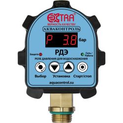 Реле давления электронное РДЭ 10-2,2 Extra Акваконтроль (2,2 кВт; G 1/2″; 5%)