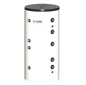 Бак HFWT DUO 300 верт.с теплоиз. и т/об для проточного нагрева ГВС + доп. т/об для солнца /2.4001/