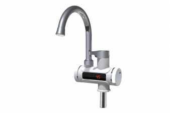 Кран-водонагреватель UNIPUMP BEF-001 с дисплеем и жестким изливом /14380/