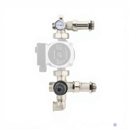 Насосно-смесительный узел Varmega Varmix 4TMV, с 4-х ходовым термосмесительным клапаном, без насоса - основной вид