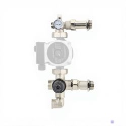 Насосно-смесительный узел Varmega Varmix 4TMV, с 4-х ходовым термосмесительным клапаном, без насоса