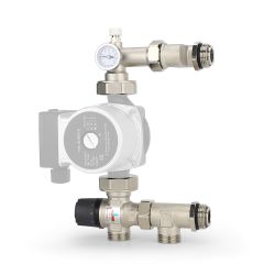 Насосно-смесительный узел Varmega Varmix 3TMV, с 3-х ход. термосмесит. кл., без насоса /VM15021/