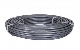 Труба ROMMER PEX-A 20х2,8 (сшит. полиэтилен с кисл. сл., серая) (бухта 100м) /RPX-0001-002028/