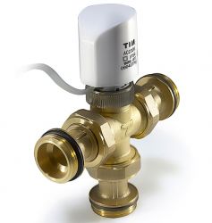 Клапан зональный регулируемый под термостатическое устройство М30*1.5, 1 BL8804A (уп.1/30) TIM