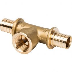 Тройник-переходник 20xR 1/2″ ВР STOUT аксиальный