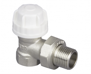 Термоклапан угловой с термоголовкой вн/нар 1/2″ М30х1,5 TEBO (упак 1/18)