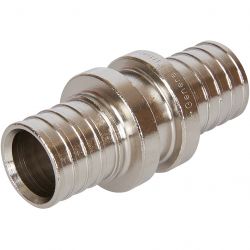 Муфта соединительная равнопроходная 20х2,0 никелированная STOUT/SFA-0003-002002/