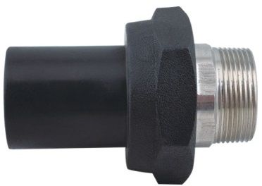 Переход пэ/латунь 0032 х 1″ с НР резьбой ПЭ100 SDR11 Xinda - основной вид