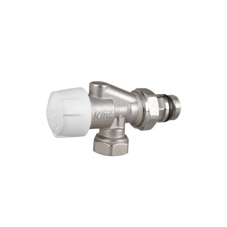 Вентиль термостатический 2-х угл. Вн -Нр 1/2″ антипротечка ( М28х1,5) ICMA 81878AD06/арт.878/ - основной вид